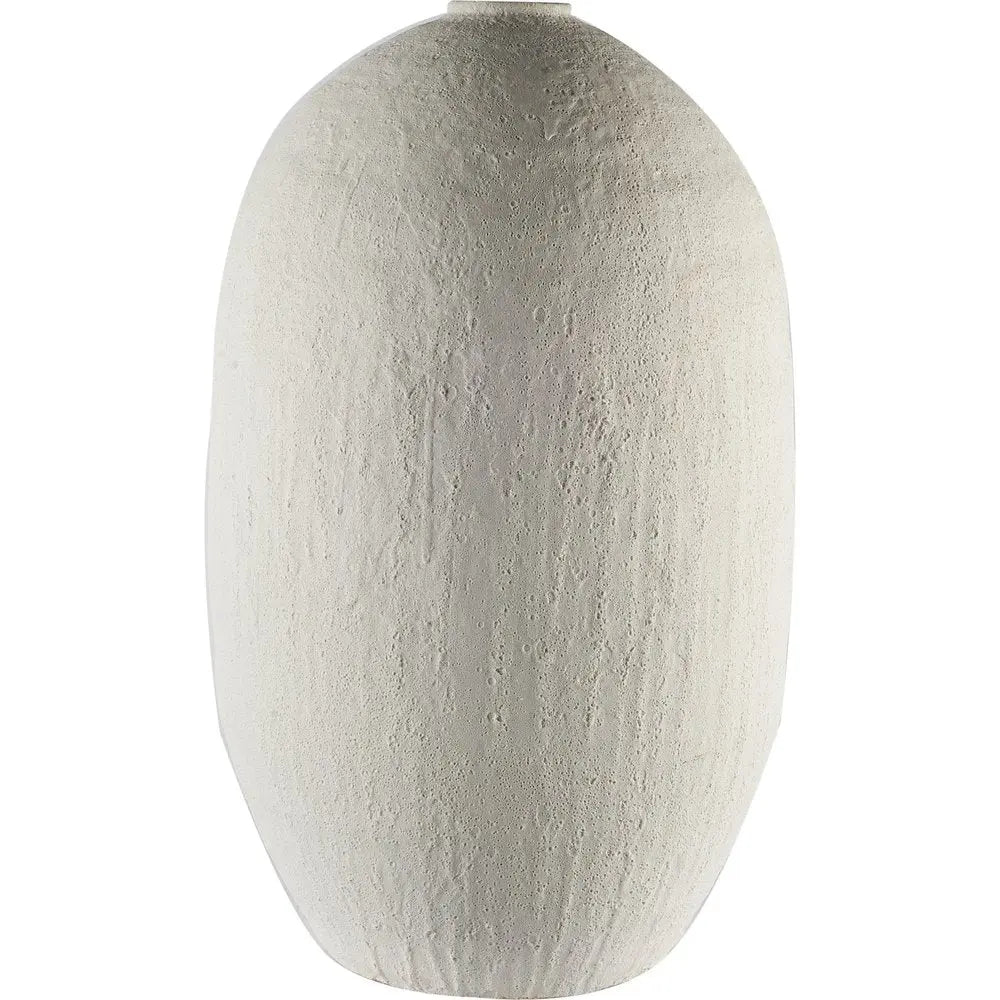 32" White Cylinder Ceramic Floor Vase HomeRoots