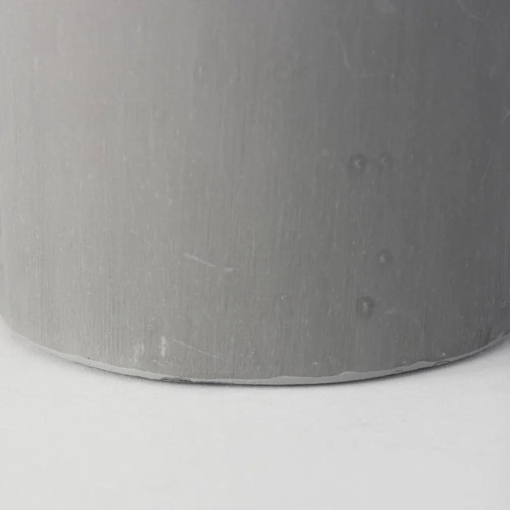 16" Gray and Off White Ceramic Tall Jug Vase HomeRoots