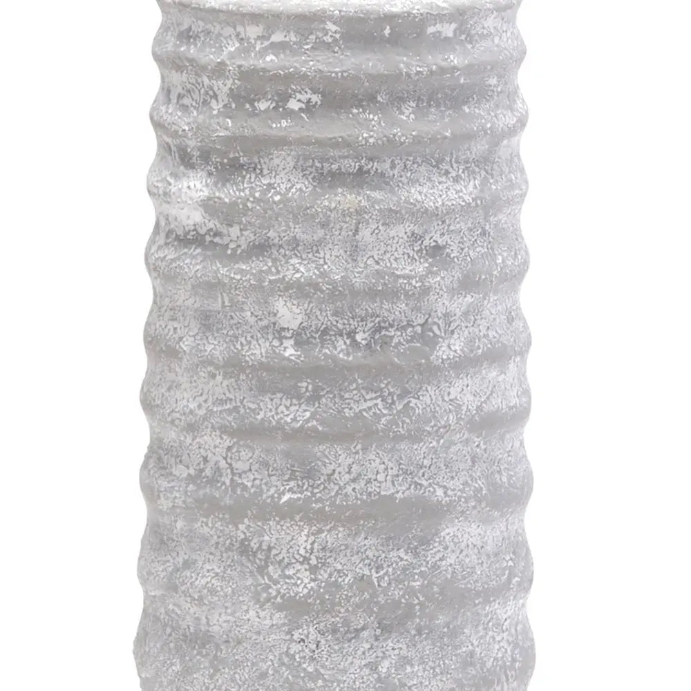 31" Gray Lamp Base LED With Beige Shade HomeRoots