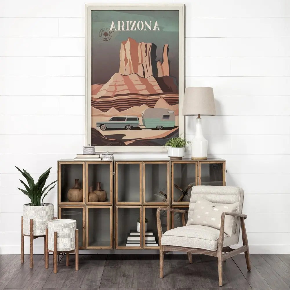 29" Brown Lamp Base LED With Brown Shade HomeRoots