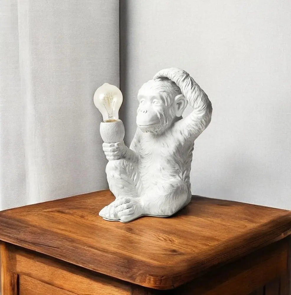 12" White Lamp Base LED HomeRoots