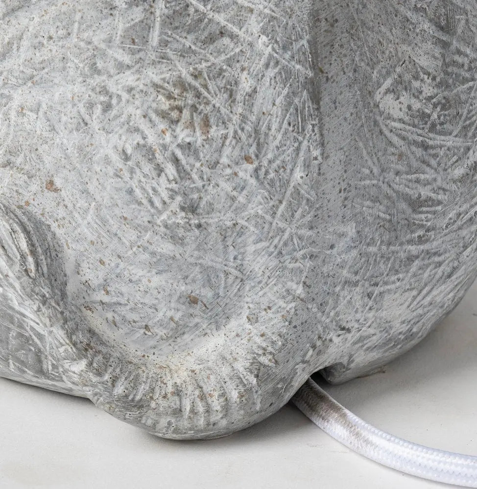 16" Gray Lamp Base LED HomeRoots