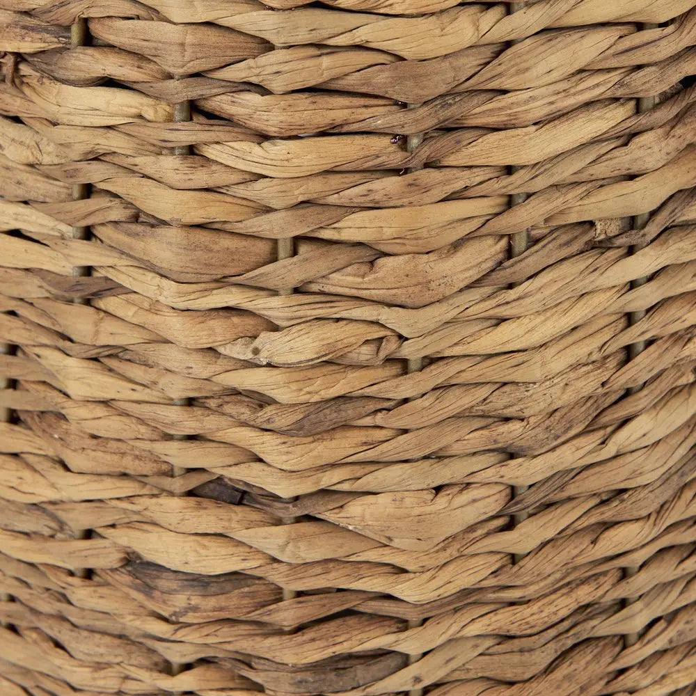 19" Brown Lamp Base LED With White Shade HomeRoots