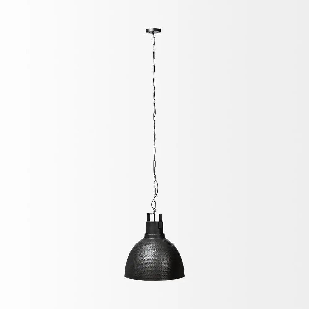 Black Lantern Metal Dimmable Ceiling Light With Black Shades HomeRoots