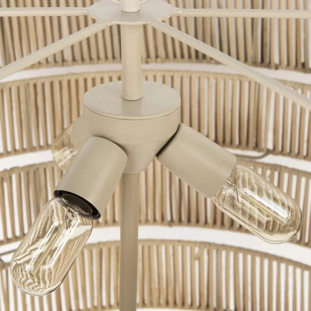 Light Brown Six Tier Hanging Chandelier HomeRoots