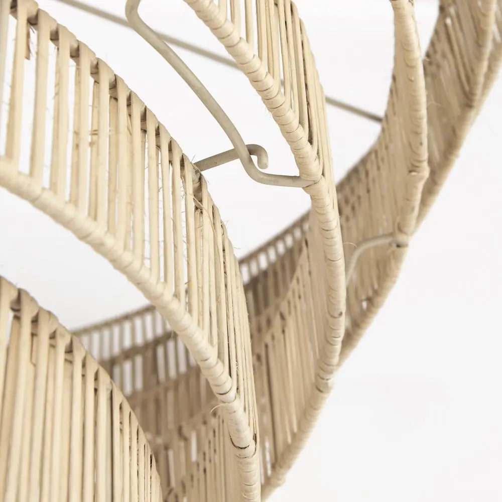 Light Brown Six Tier Hanging Chandelier HomeRoots