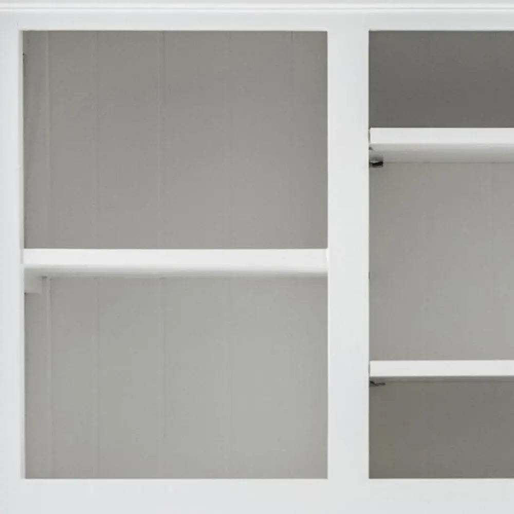 White Solid Wood Adjustable Two Tier Bookcase HomeRoots