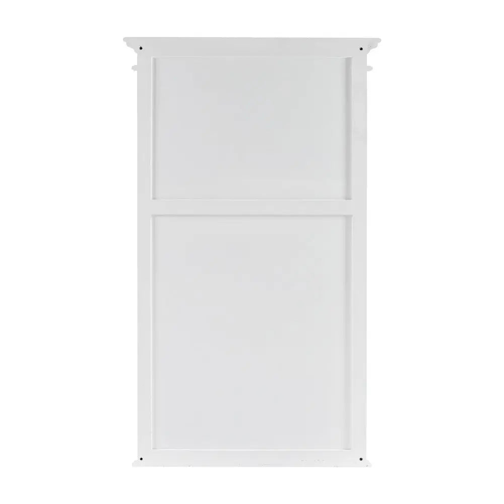 White Solid Wood Adjustable Four Tier Bookcase HomeRoots