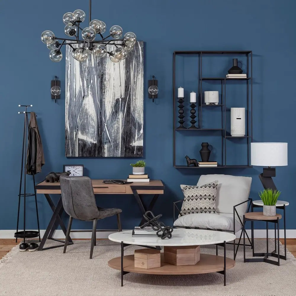 14" White Abstract Cylinder Ceramic Table Vase HomeRoots