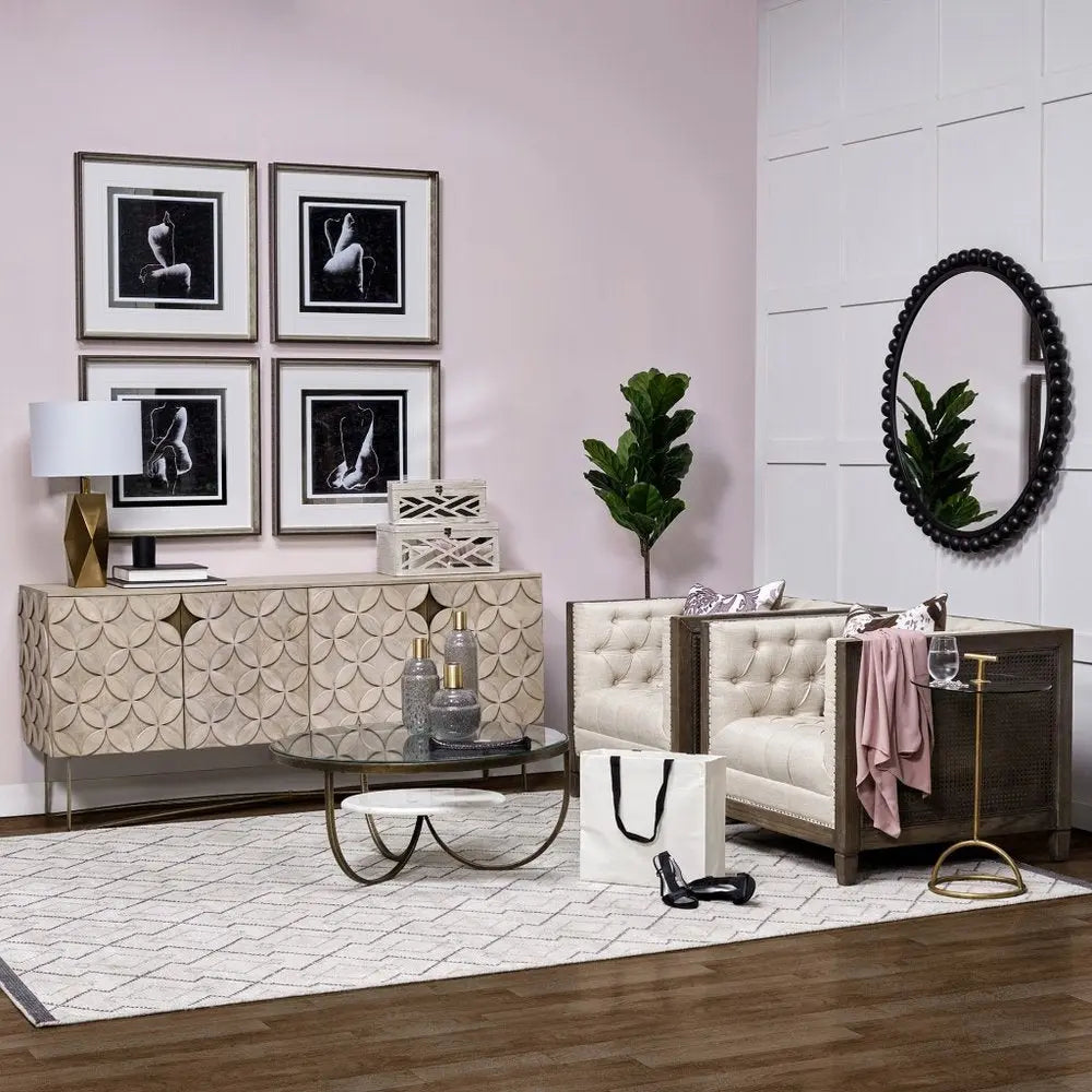 12" Brown Abstract Cylinder Crystal Glass Table Vase HomeRoots