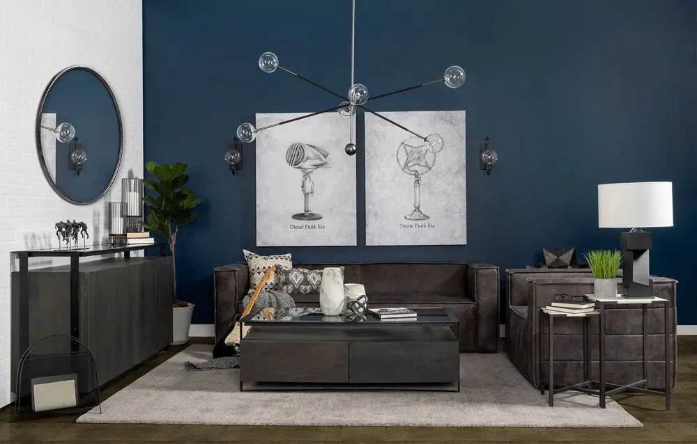 8" Gray Abstract Cylinder Crystal Glass Table Vase HomeRoots