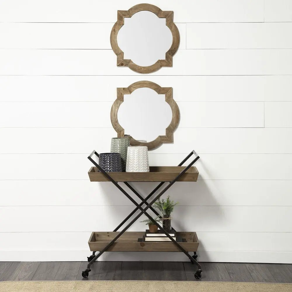 11" Green Abstract Cylinder Metal Table Vase HomeRoots