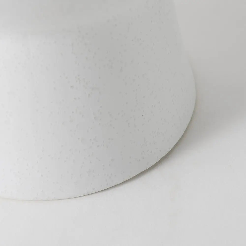 11" White Abstract Cylinder Ceramic Table Vase HomeRoots