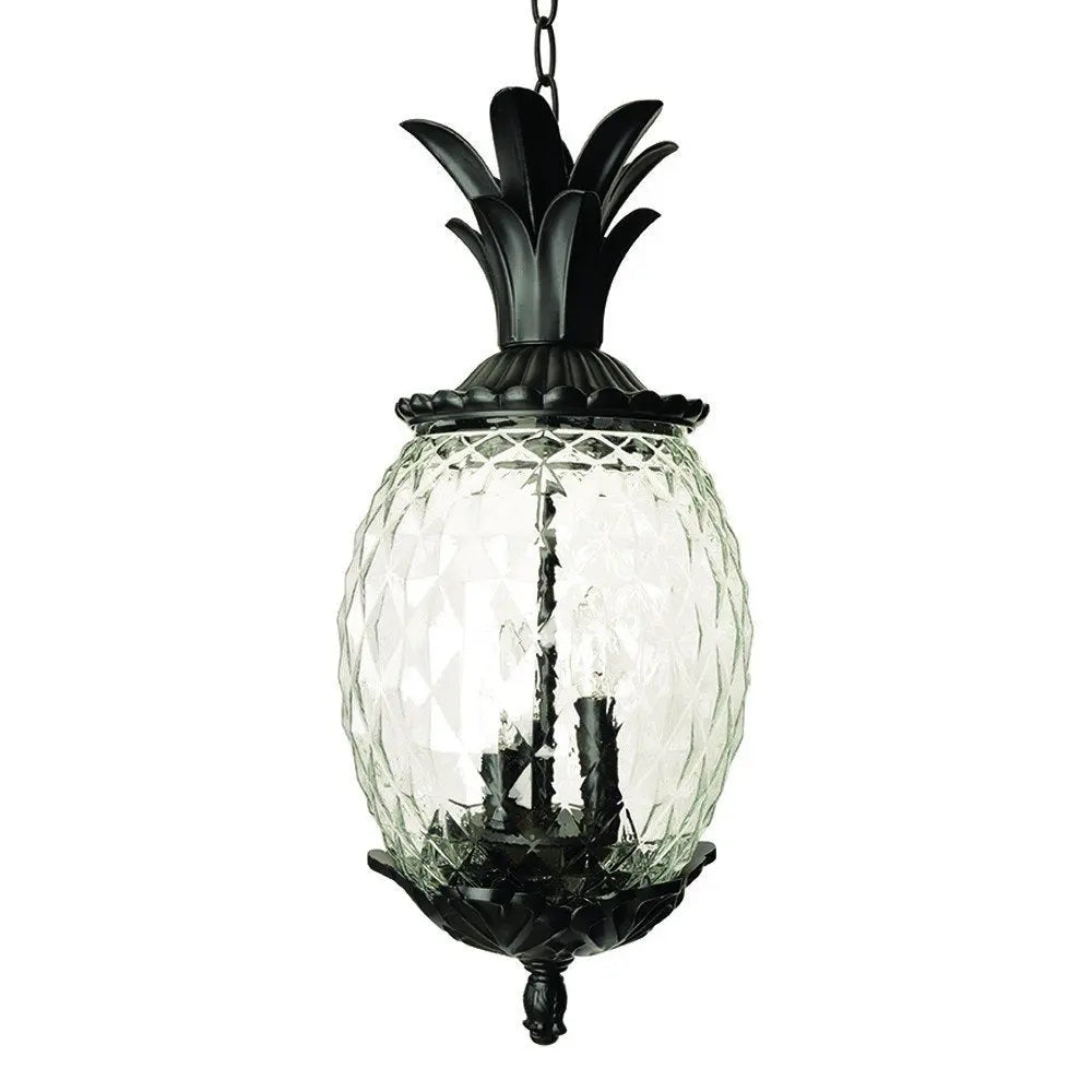 Lanai 3-Light Black Coral Hanging Light HomeRoots