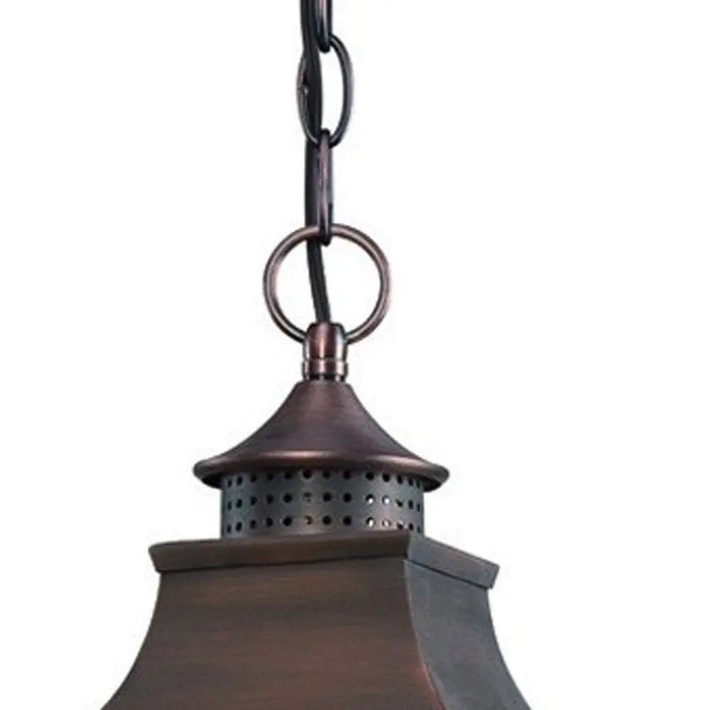 St. Charles 3-Light Acopper Patina Hanging Light HomeRoots