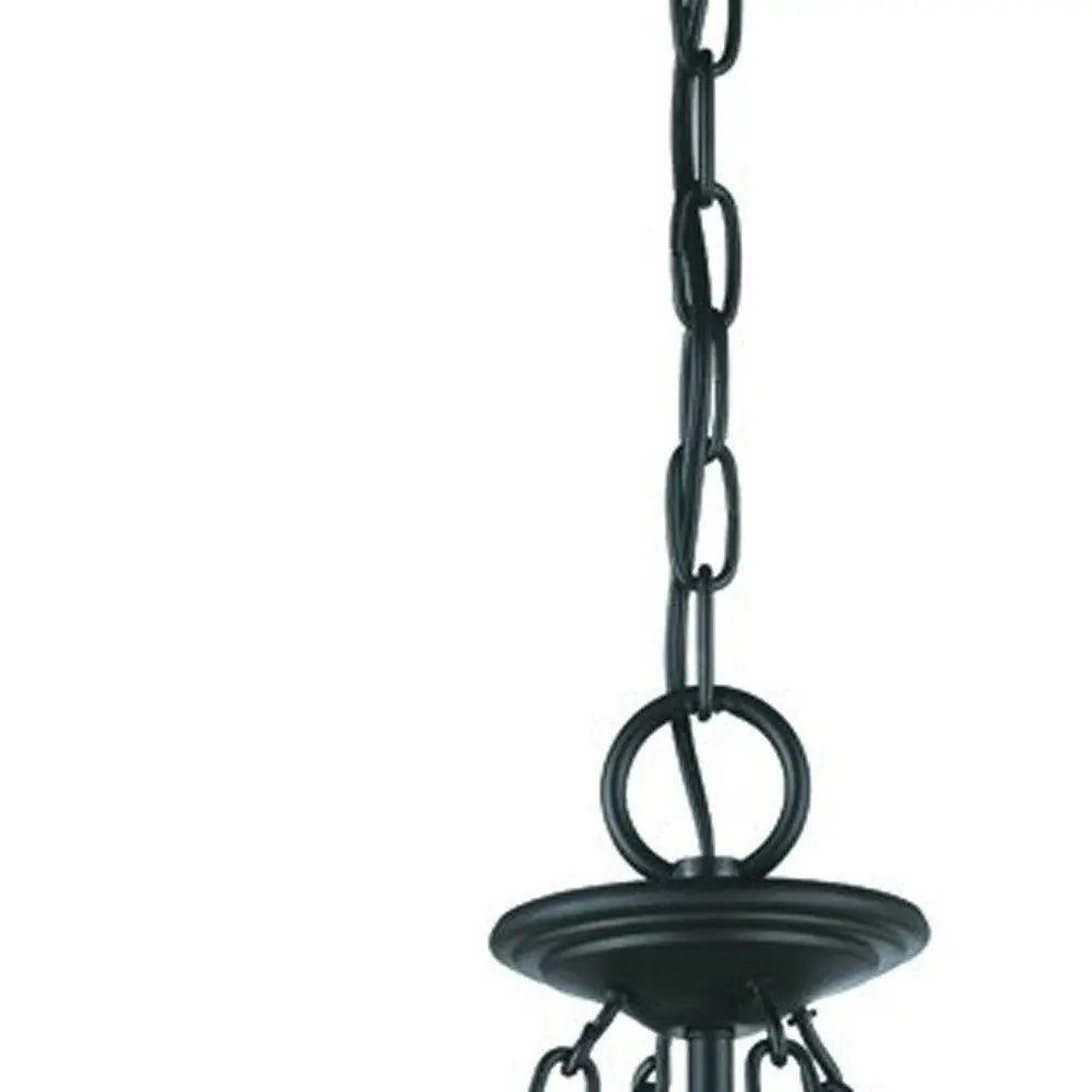 Belle 3-Light Matte black Hanging light HomeRoots