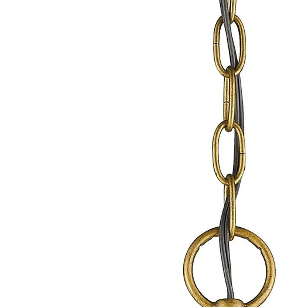 Gold Candle Style Three Light Crystal Metal Dimmable Chandelier HomeRoots