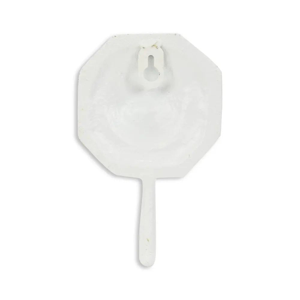 4" Cream And Pearl Cast Iron Seashell Wall Hook - NOBLE HOME INTERIORS