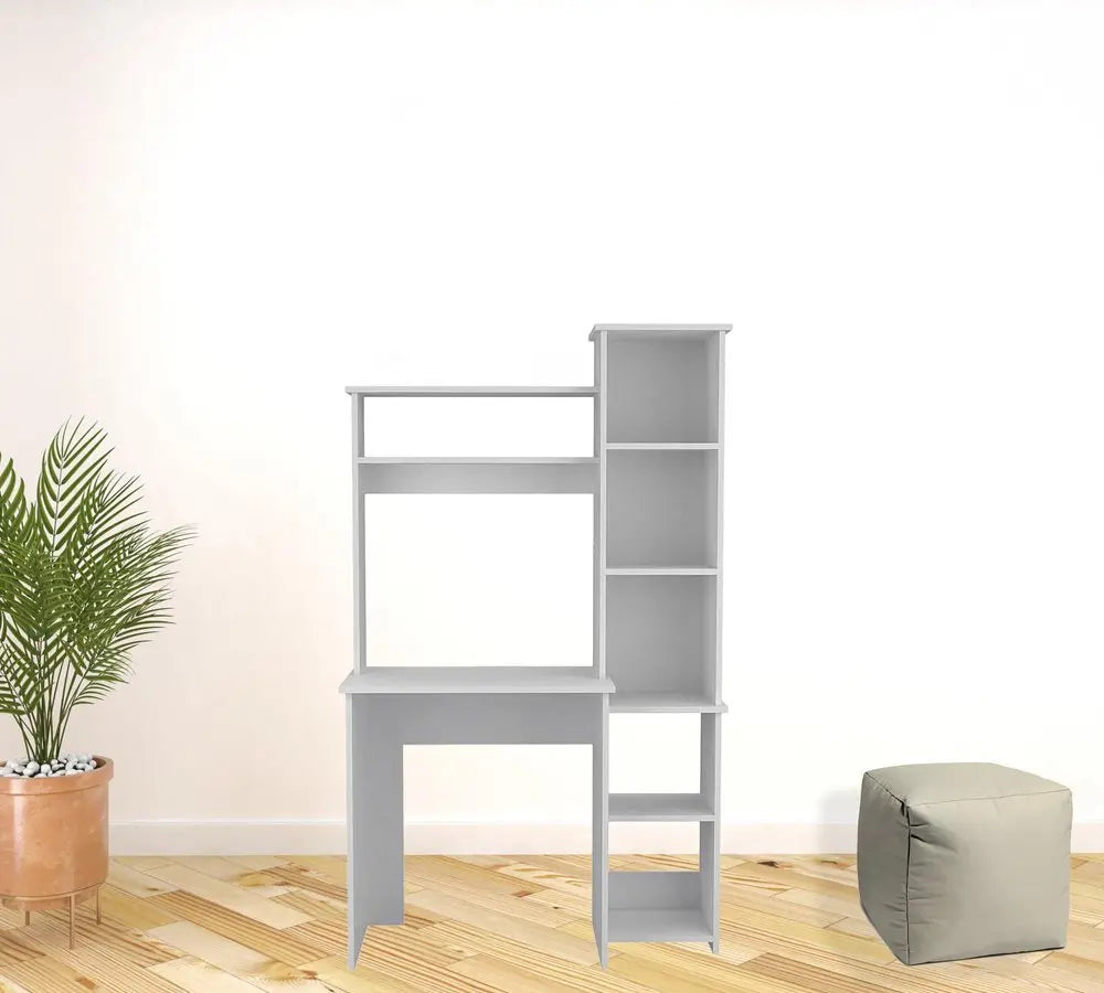 40" White Computer Desk - NOBLE HOME INTERIORS