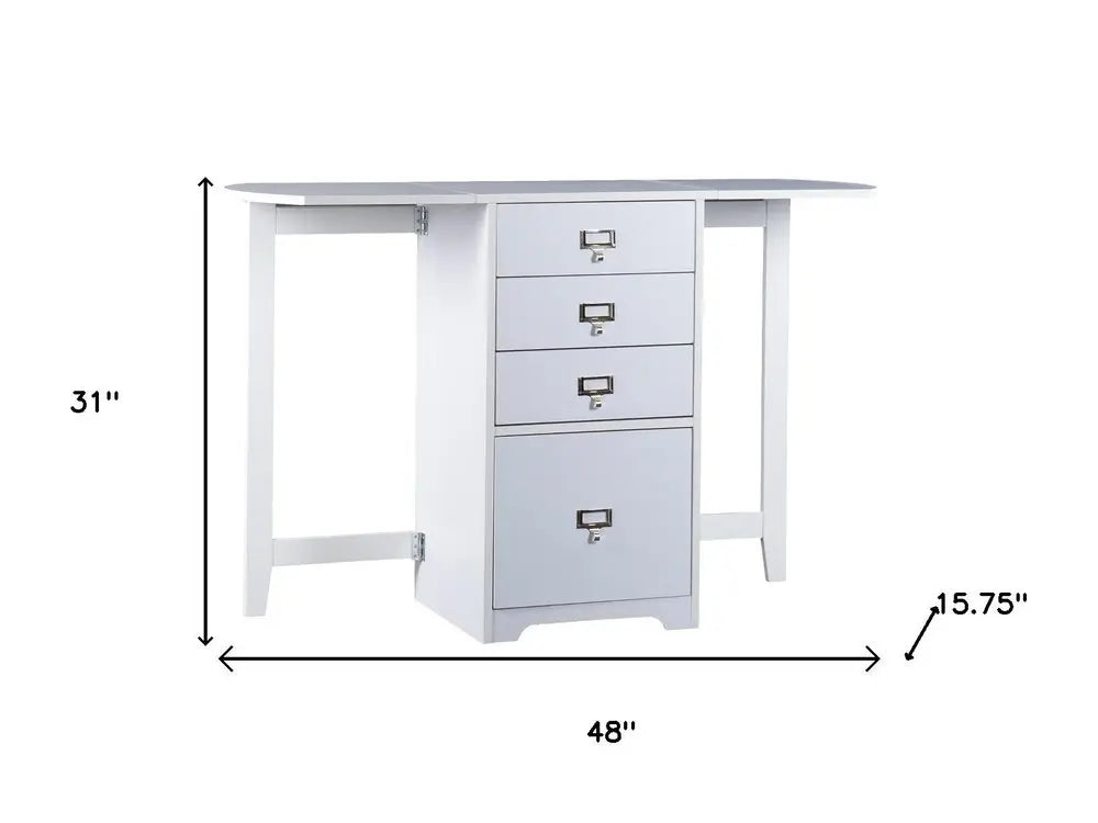 Fold-out Organizer and Craft Desk HomeRoots