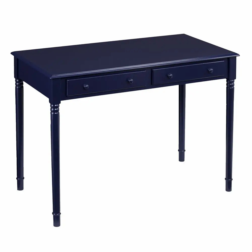 Navy Blue Writing Desk HomeRoots