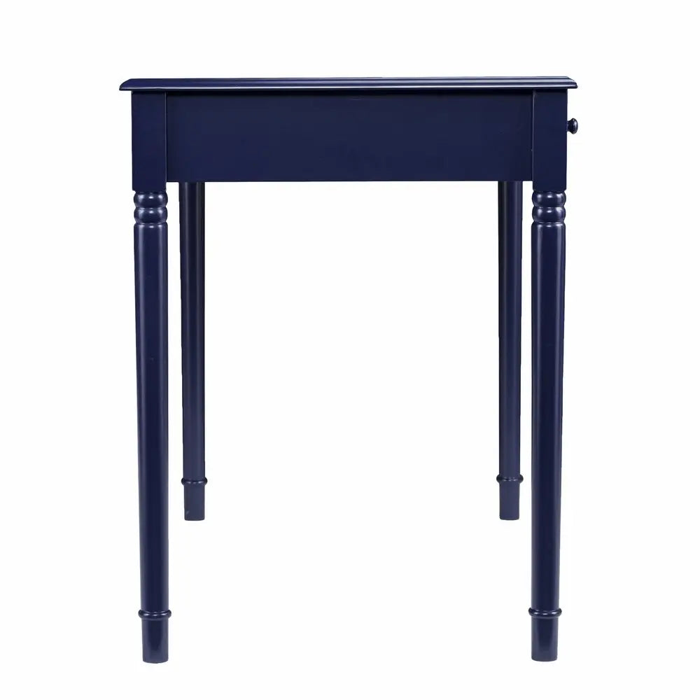 Navy Blue Writing Desk HomeRoots