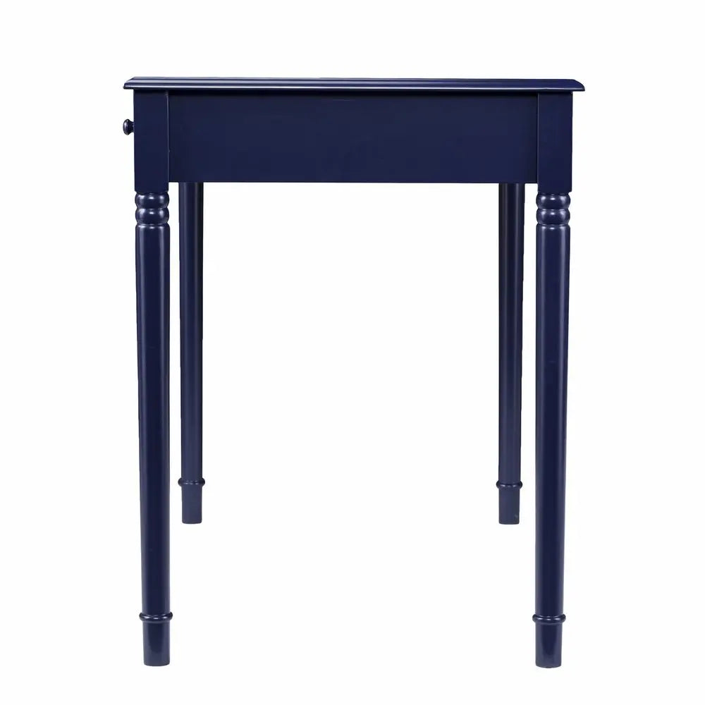 Navy Blue Writing Desk HomeRoots