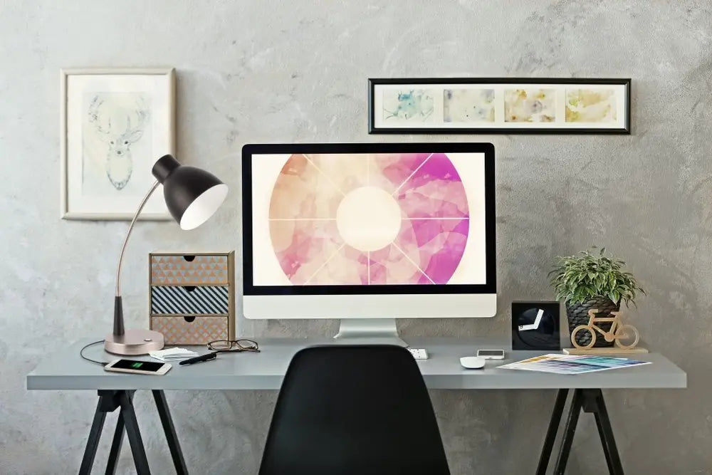 Black Matte and Silver LED Adjustable Desk Lamp HomeRoots