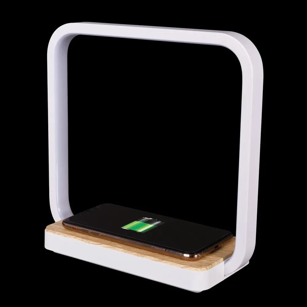 Contemporary White Wireless Phone Charger HomeRoots