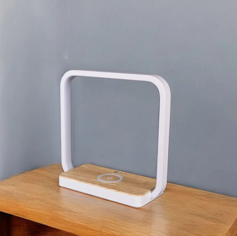 Contemporary White Wireless Phone Charger HomeRoots