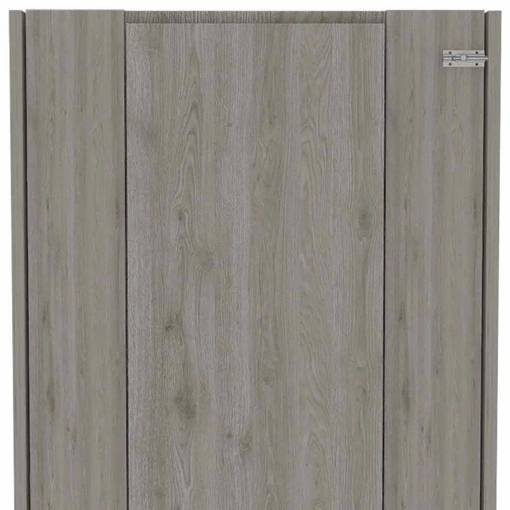 24" Light Gray Floating Desk HomeRoots