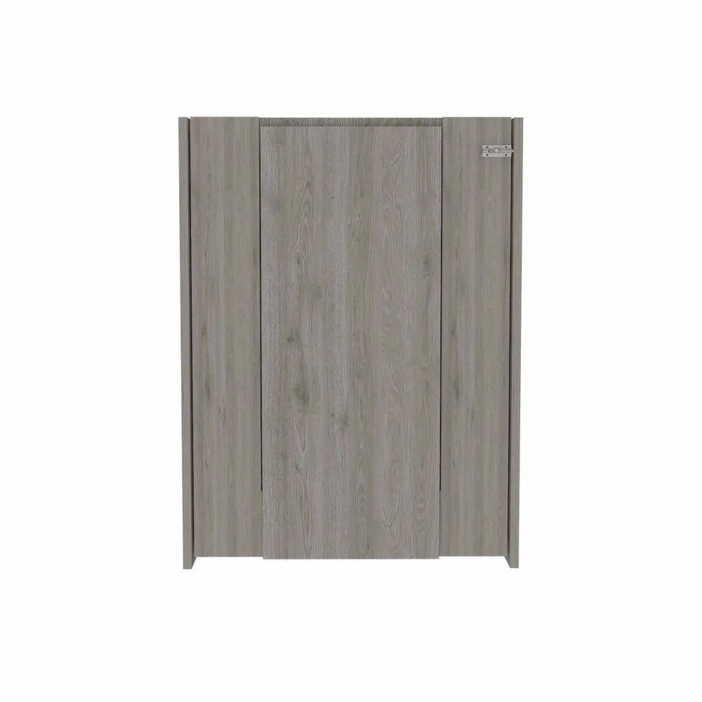 24" Light Gray Floating Desk HomeRoots