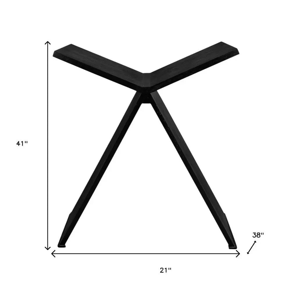 41" Black Wood One Tier Bookcase - NOBLE HOME INTERIORS