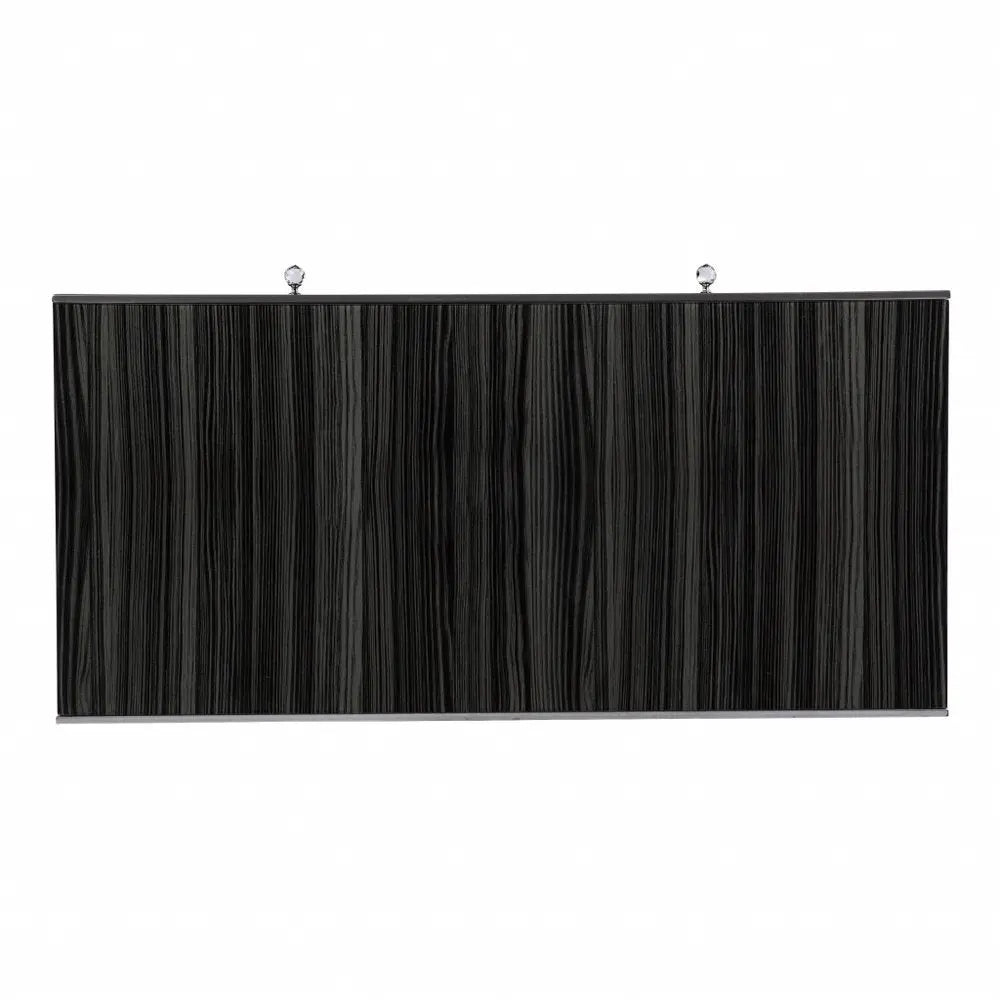 42" Silver Writing Desk With Two Drawers - NOBLE HOME INTERIORS