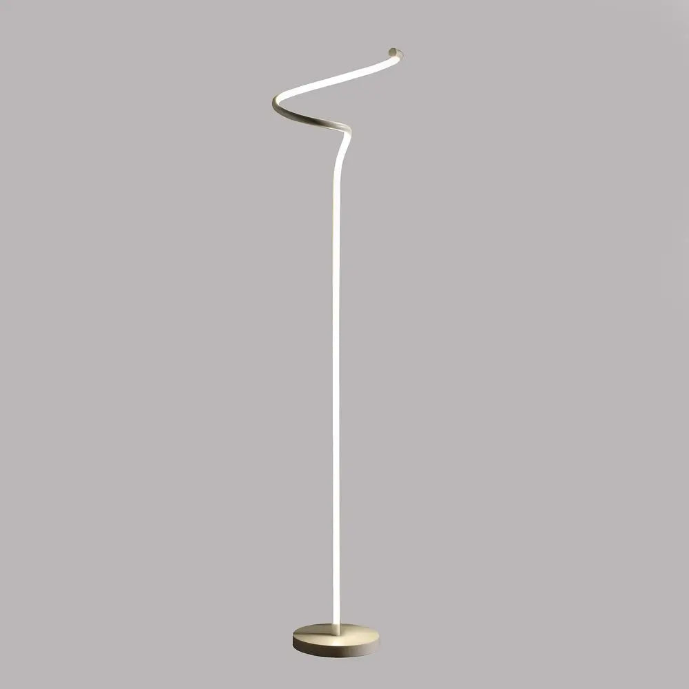 51" White LED Novelty Floor Lamp With White HomeRoots