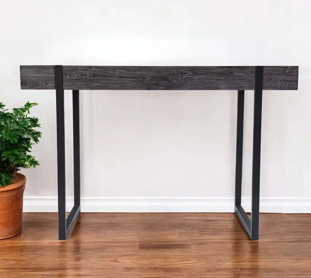 45" Black Writing Desk - NOBLE HOME INTERIORS