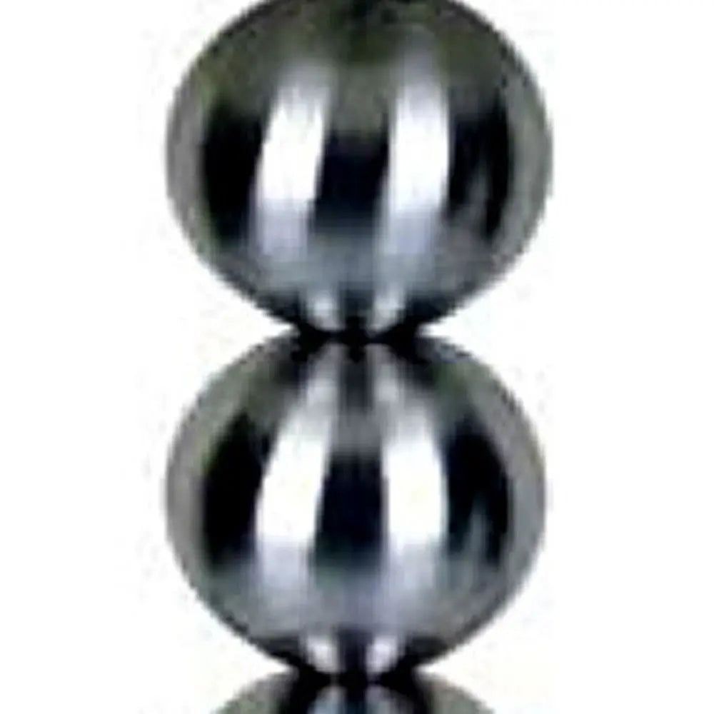 Silver Bauble Table Lamp with White Shade HomeRoots