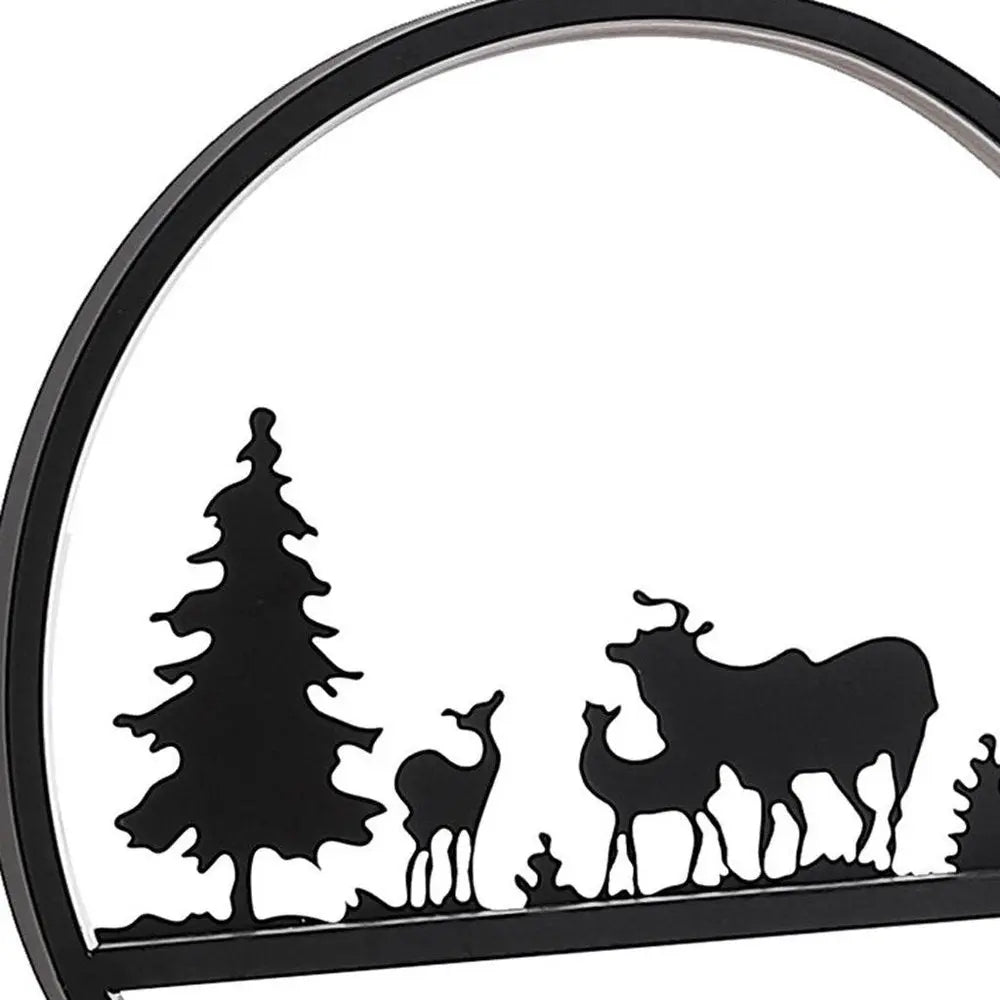 13" Black Bedside Led Table Lamp HomeRoots