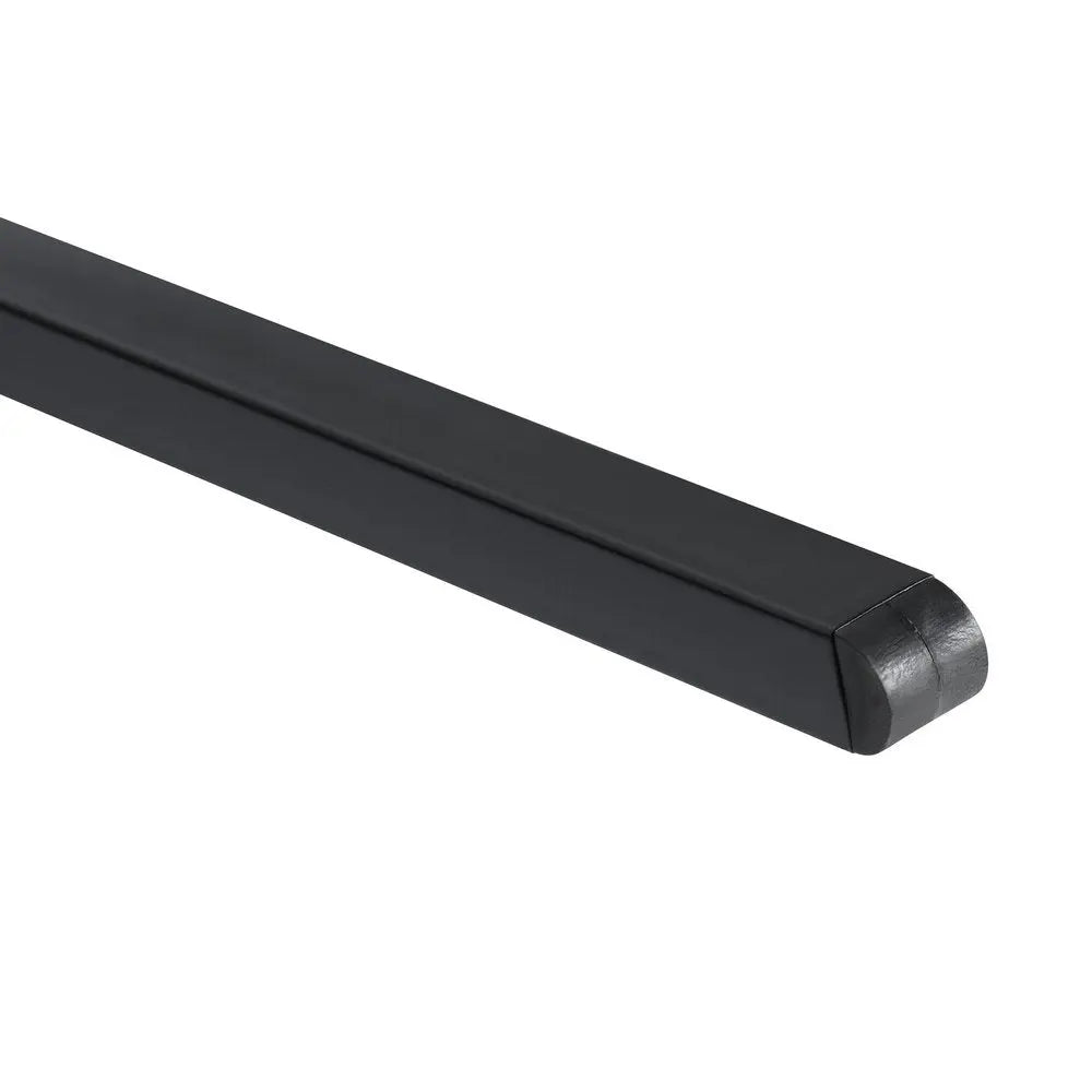 47" Brown and Black Wood and Metal X - Shape Computer Desk - NOBLE HOME INTERIORS