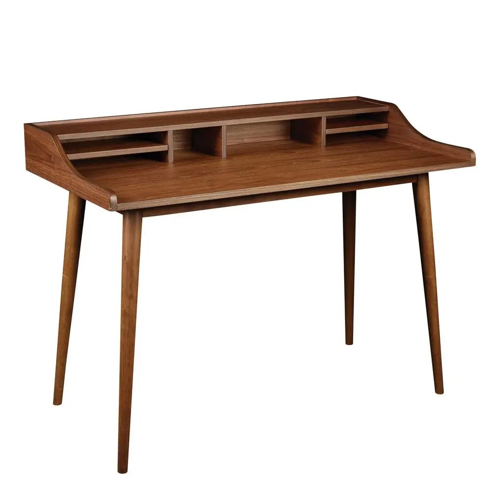47" Brown Writing Desk - NOBLE HOME INTERIORS