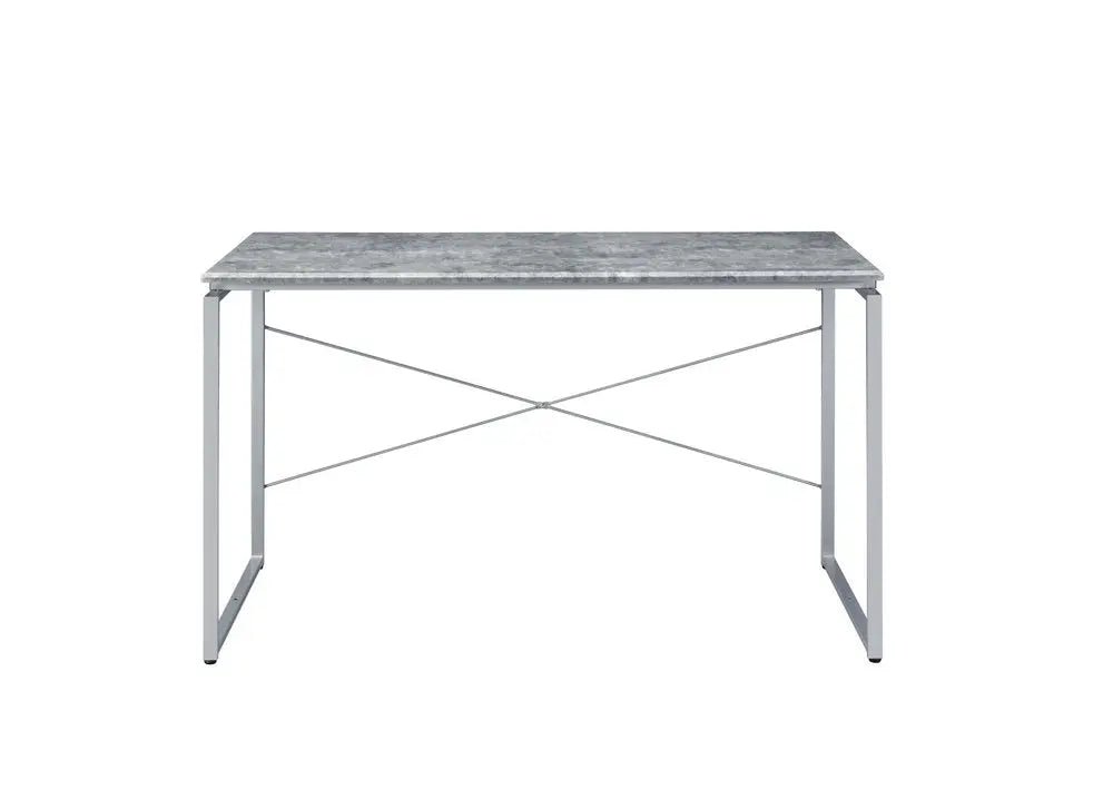 47" Gray and Black Writing Desk - NOBLE HOME INTERIORS