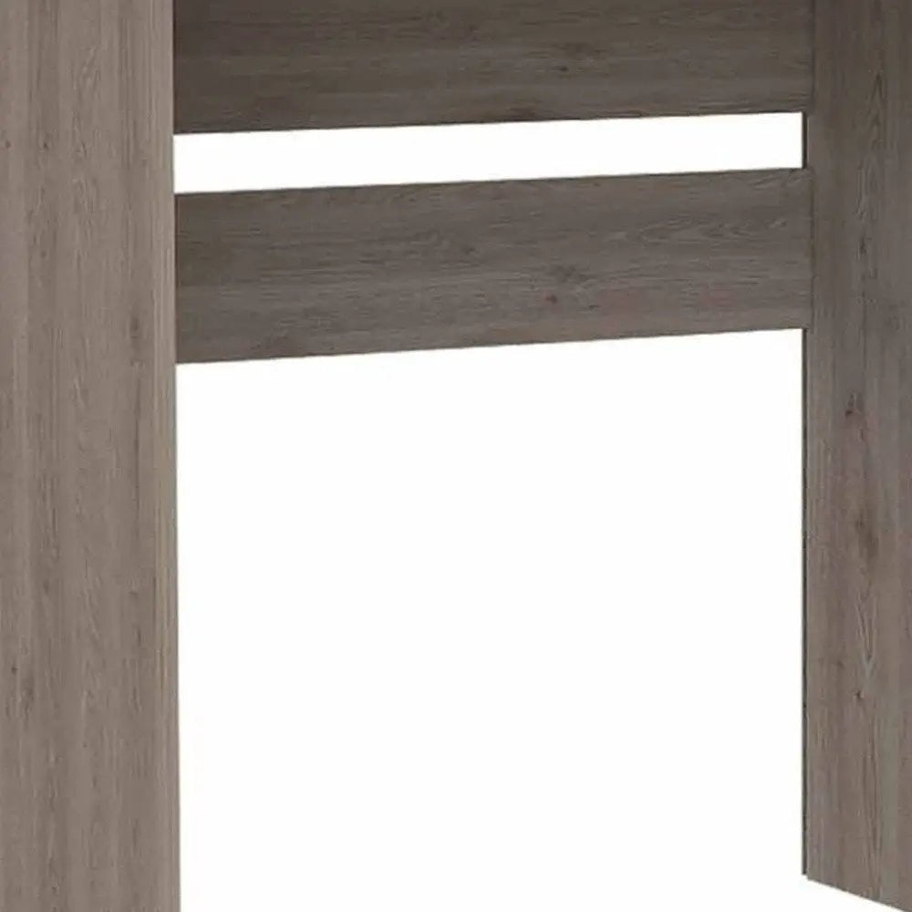 47" Light Gray Computer Desk With Three Drawers - NOBLE HOME INTERIORS