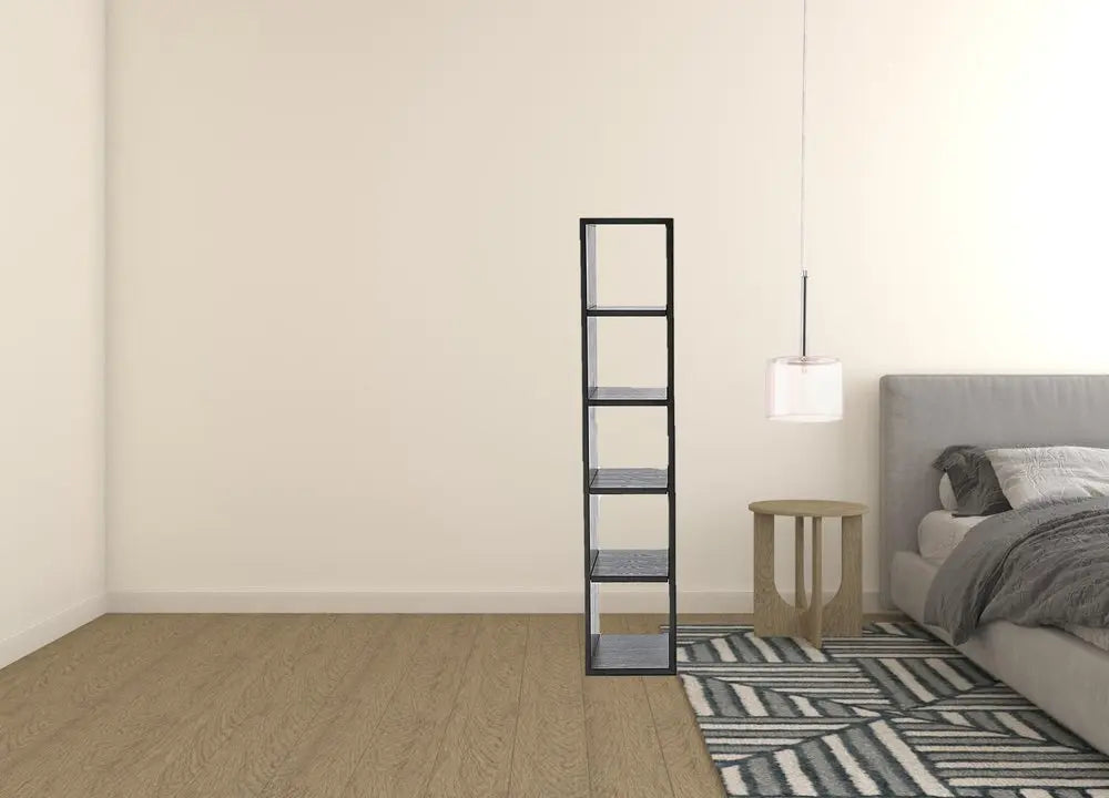 35" Grey Manufactured Wood Five Drawer Chest HomeRoots