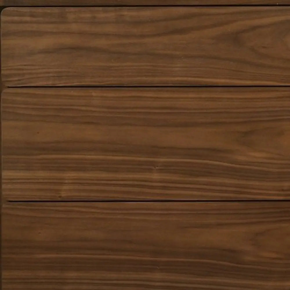 59" Walnut Solid Wood Six Drawer Double Dresser HomeRoots