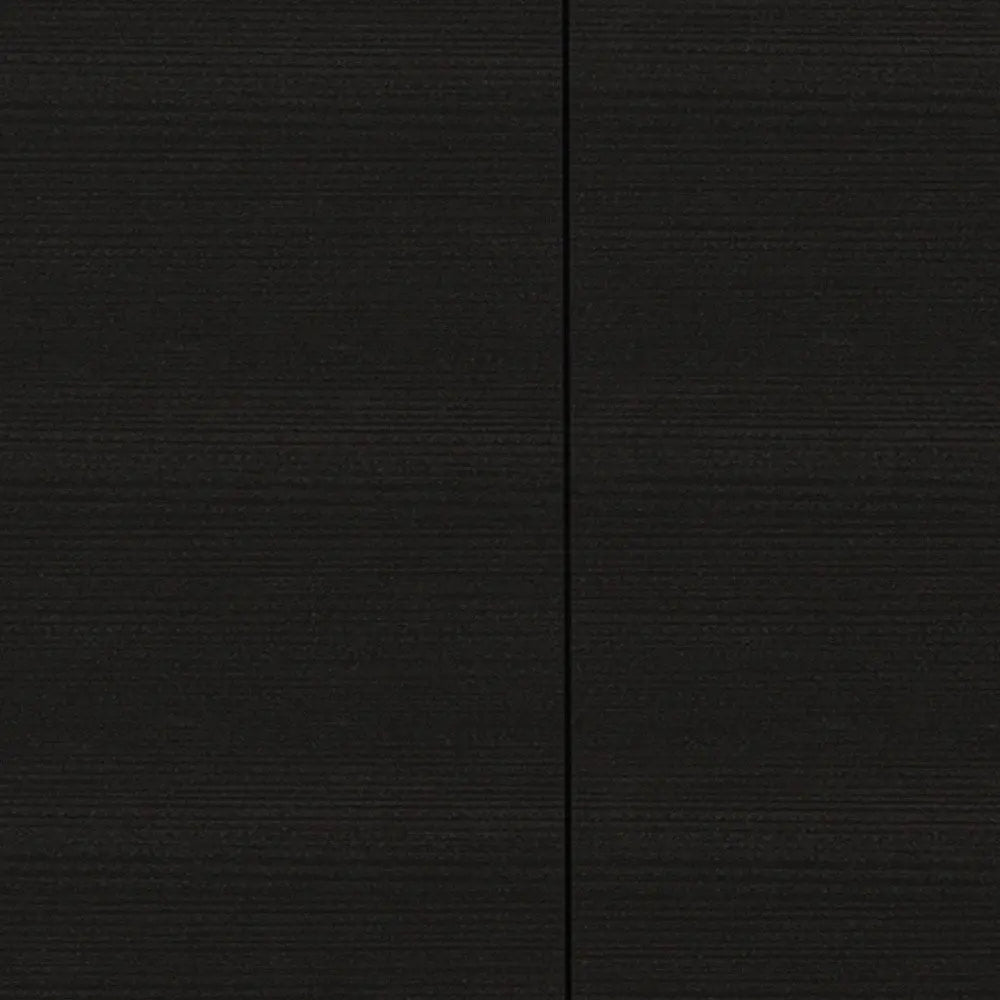 47" Black Wood Wall Mounted Accent Cabinet With Four Doors HomeRoots