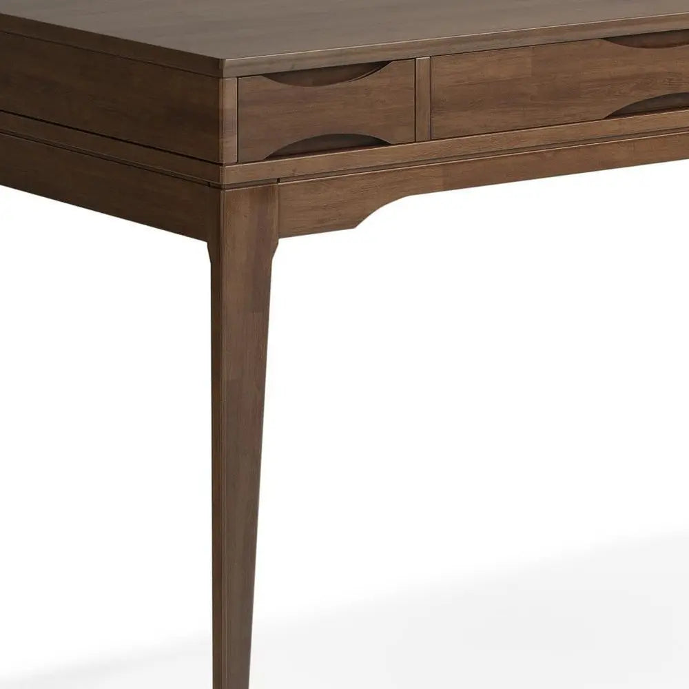 48" Brown Wood Computer Desk - NOBLE HOME INTERIORS
