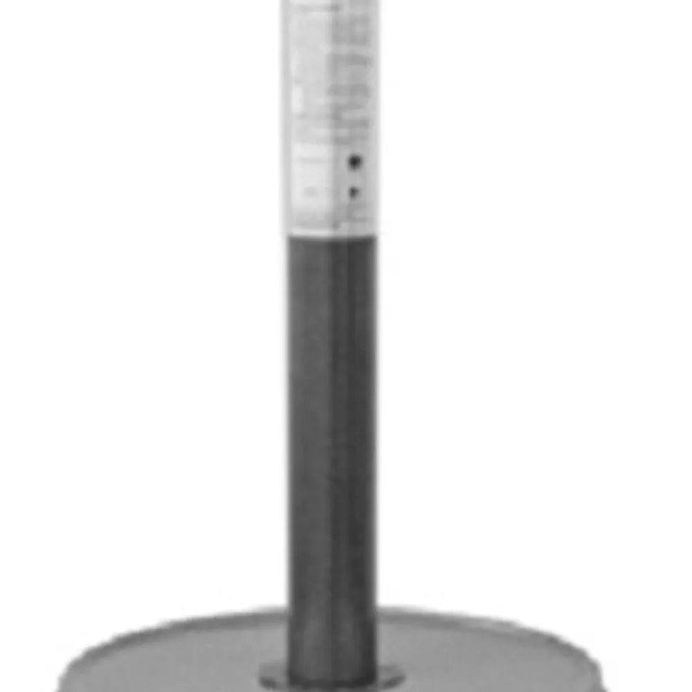 48000 BTU Silver Steel Propane Cylindrical Pole Standing Patio Heater - NOBLE HOME INTERIORS