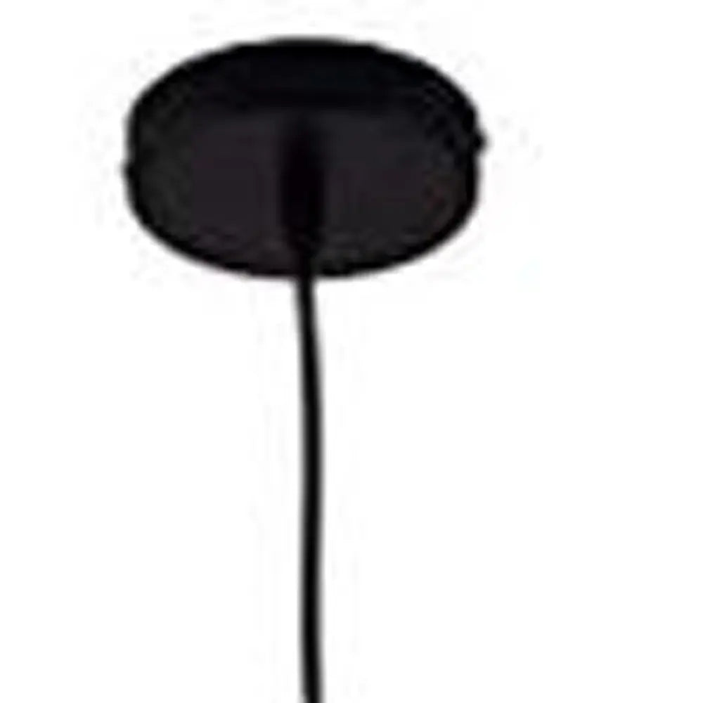 Black Metal Cage Modern Industrial Single Bulb Hanging Pendent Light HomeRoots