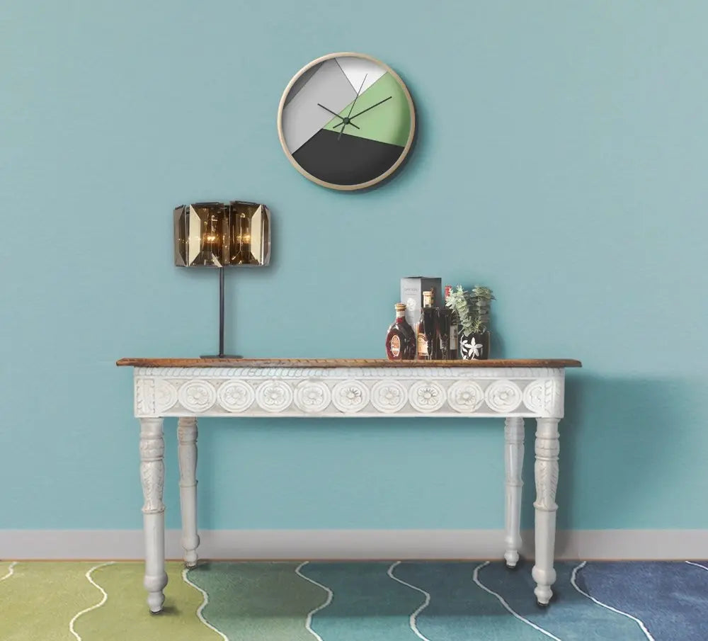 30" Bronze Metal Four Light Cylinder Bedside Table Lamp With Amber Round Shade HomeRoots