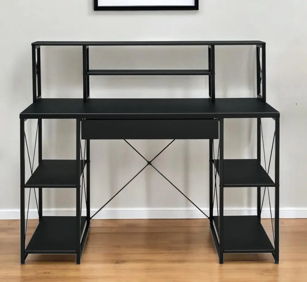 47" Black Computer Desk HomeRoots